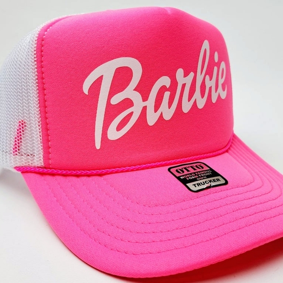 Handmade Accessories - Barbie Doll Classic American Fashion Trucker Mesh Hat Cap Gorra Film Toy Fans 80